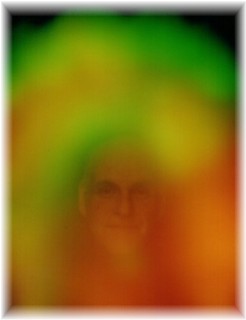 Aura sichtbar gemacht Aurafoto